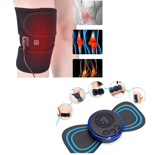 Rodillera Terapéutica con Calefacción - ProFit + Mini Masajeador Eléctrico