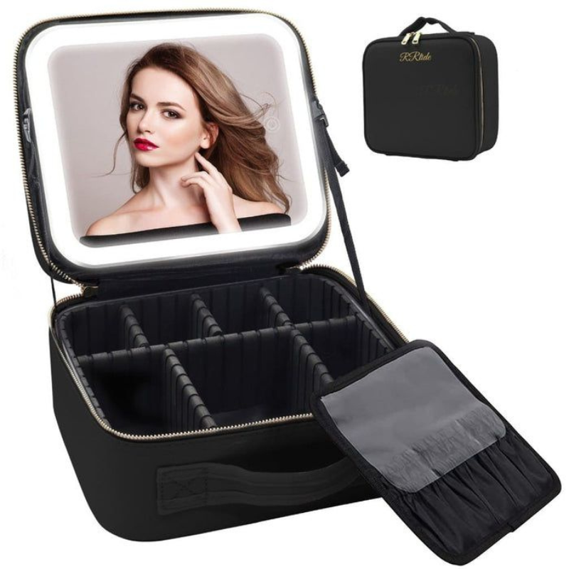 Cosmetiquera Con Espejo Led