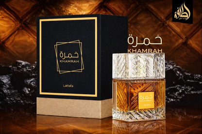 Khamrah Lattafa 100 ml – Lujo Árabe en Fragancia + Regalo 🎁