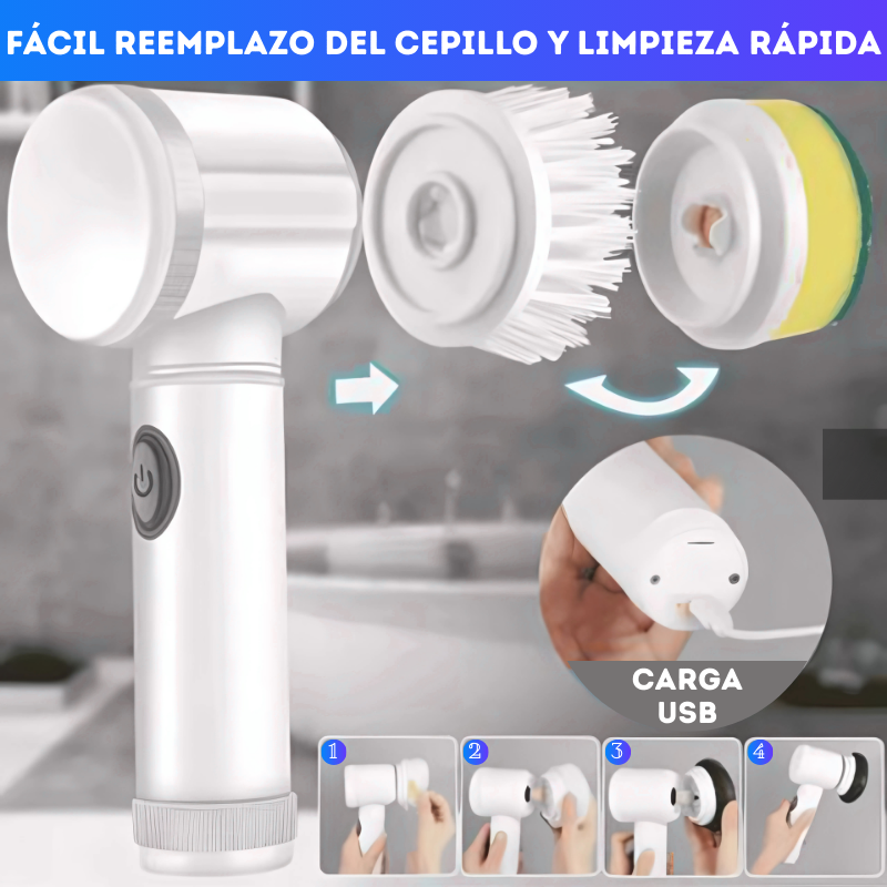 Cepillo TurboClean 5 en 1