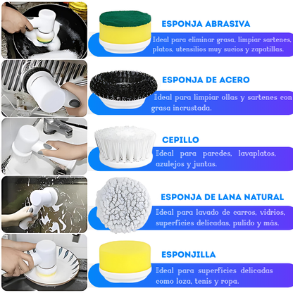 Cepillo TurboClean 5 en 1